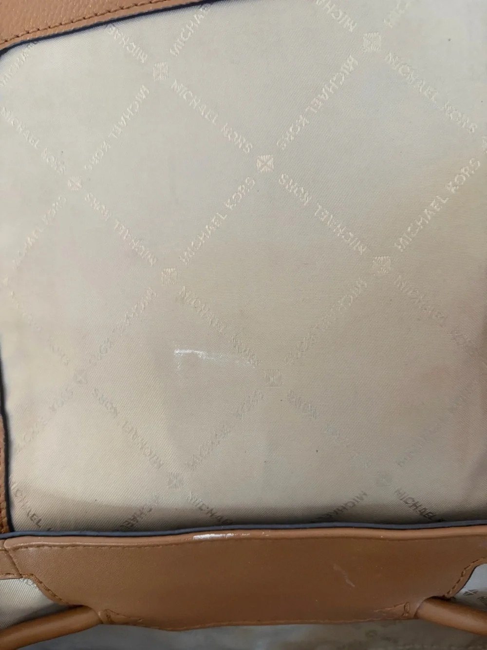 Michael Kors Beige Interior backpack bag
